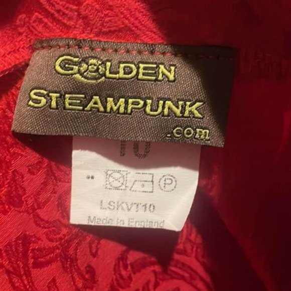 Steampunk Brocade Asymmetrical skirt - Picture 5 of 6